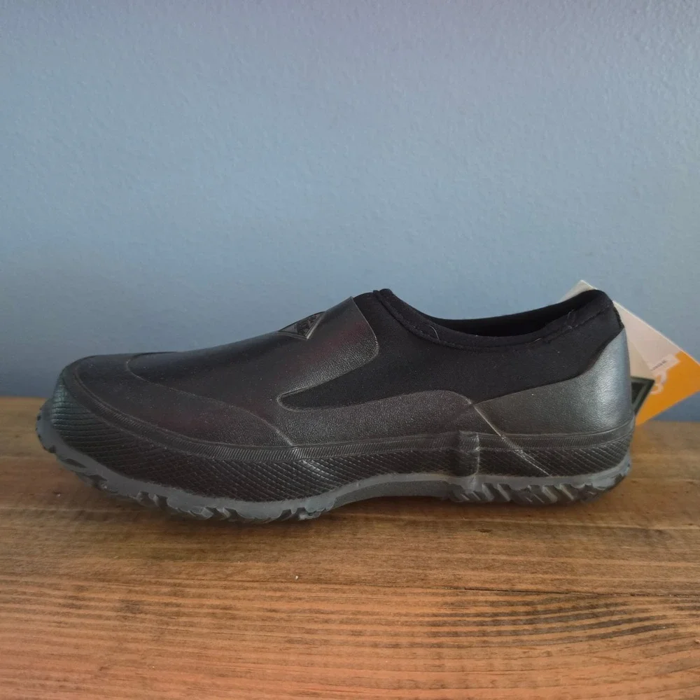 Muck Boot Company Mens Forager Slip On Shoe Black Waterproof FLR-000 Size 8